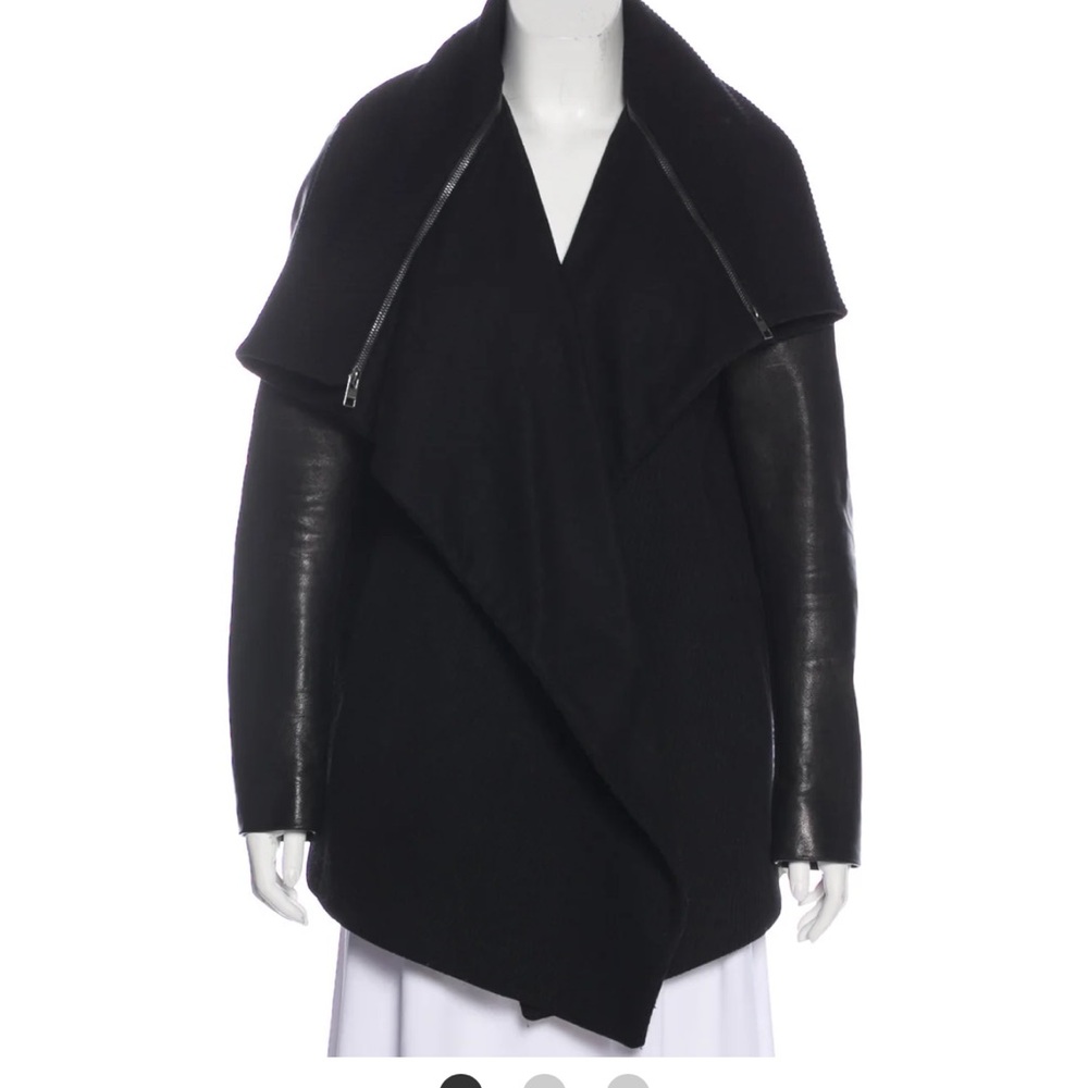 All Saint Chai Leather Coat